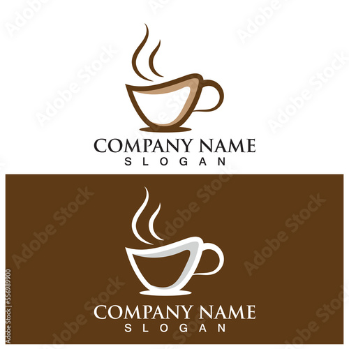 coffee cup icon vector illustration template design