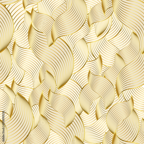 gold leaf pattern abstract seamless sample texture