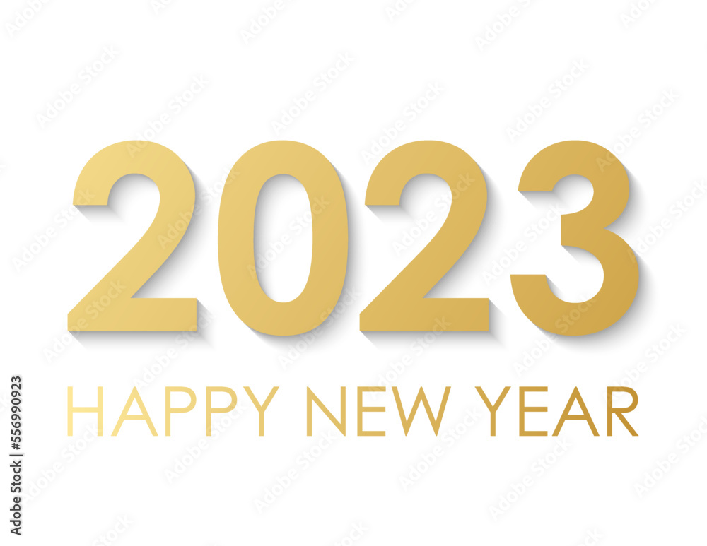 2023 Happy New Year card. Vector illustration. 2023 Happy New Year card. Vector illustration.