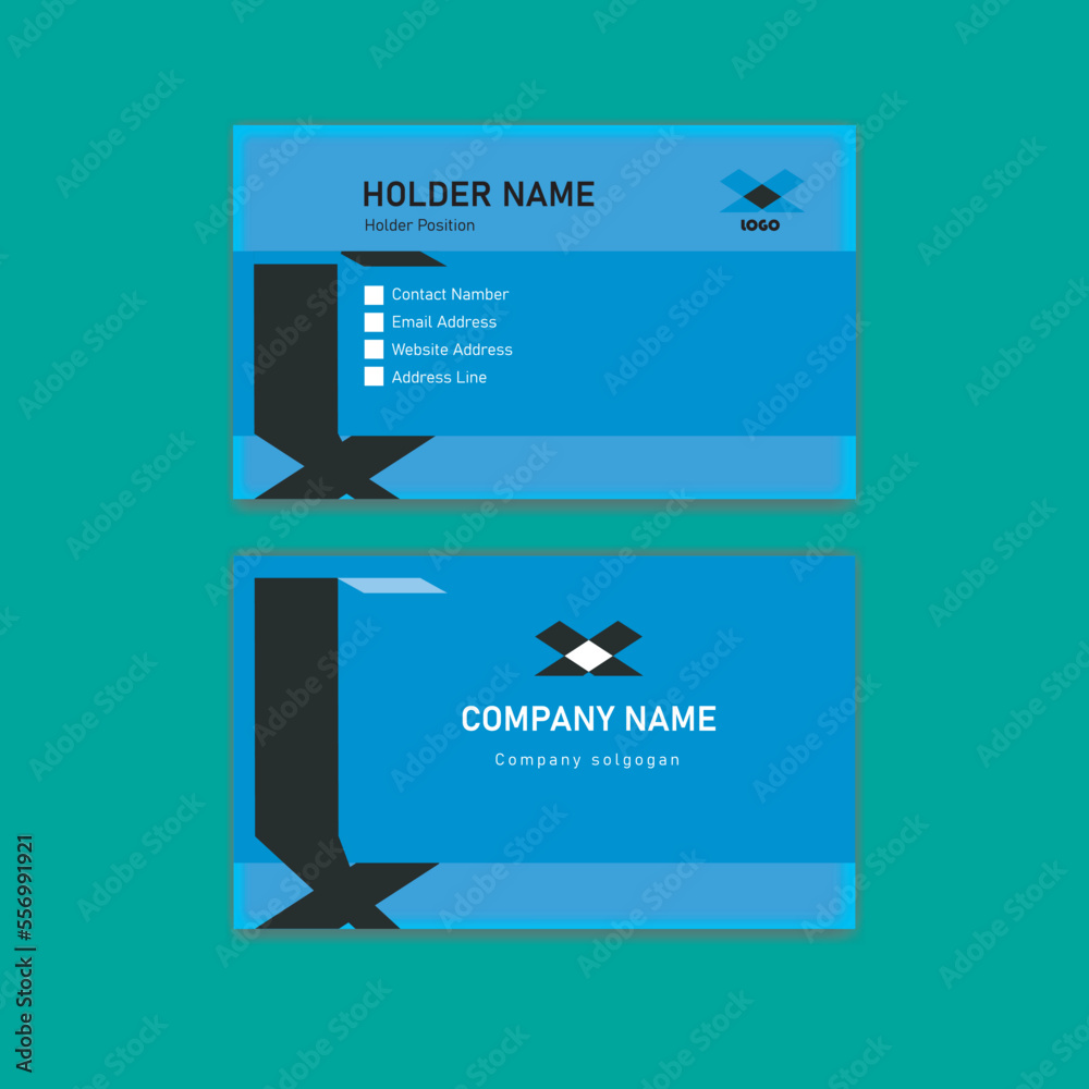 Fototapeta premium Creative Modern Business Card Template