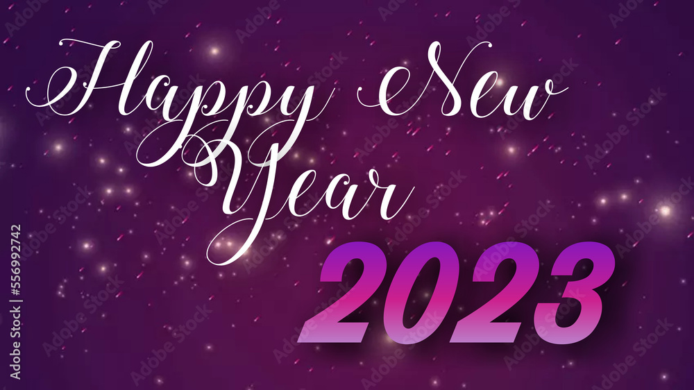 happy new year 2023 greeting card - banner design - happy new year - new year banner 
