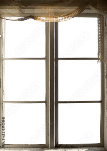 Vintage window frame