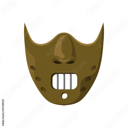 Face mask with lattice template