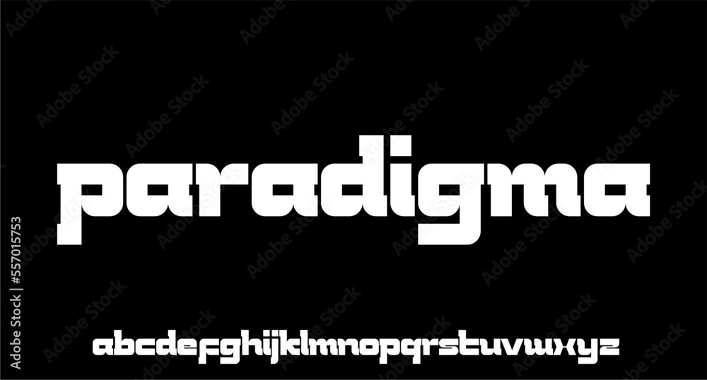 PARADIGMA FONT, modern geometric circular font with rounded edges.
PARADIGMA FONT, modern geometric circular font with rounded edges.