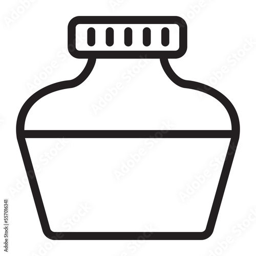 ink bottle line icon
