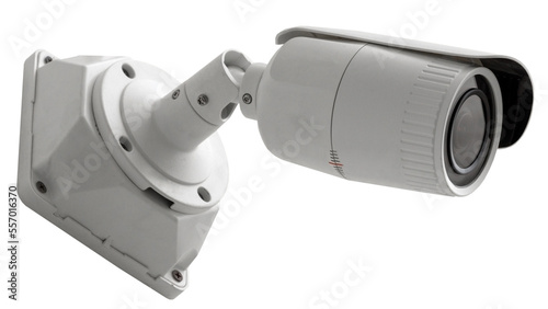 Spherical IP security camera on white