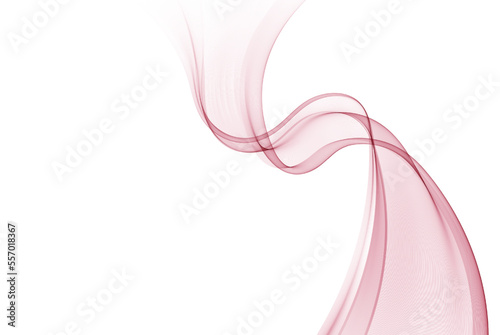 Smooth swirling abstract wave element. Wave design.