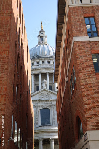 View to Saint Paul´s Cathedral in London, England Great Britain photo