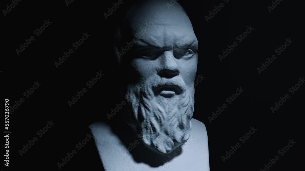 Socrates Bust Sculpture Motion Graphics, 3D Animation. Socrates Bust Sculpture Motion Graphics, 3D Animation.