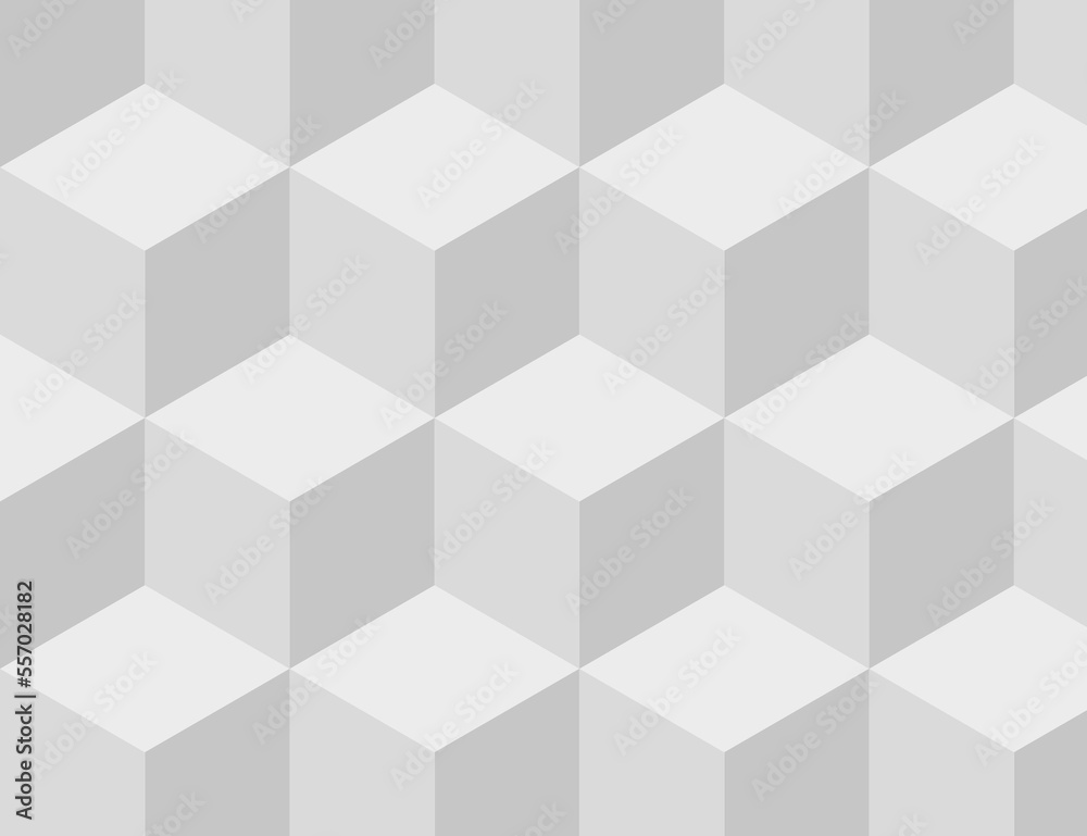 Geometric pattern 3D isometric boxes Geometric pattern 3D isometric boxes