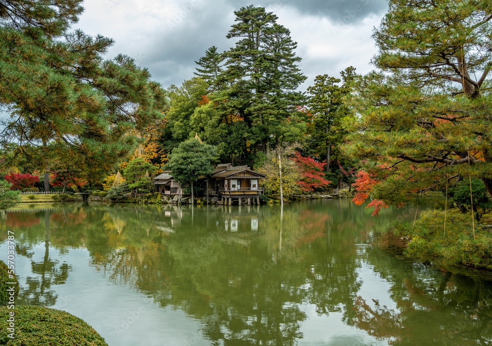 Kenroku-en Park teahouse in Kanazawa Kenroku-en Park teahouse in Kanazawa
