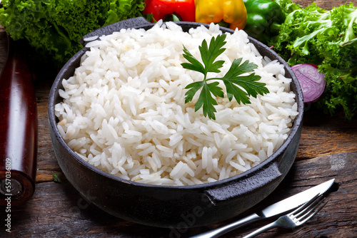 cooked rice photo