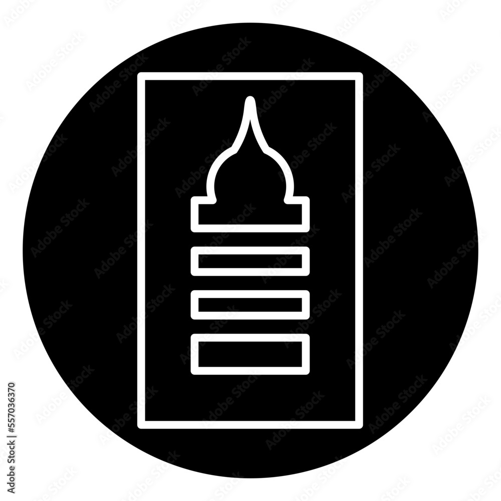 Obraz premium prayer rug icon