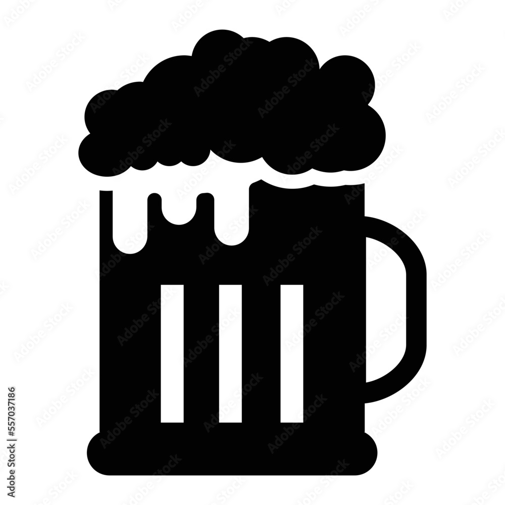 Mug With Beer Icon