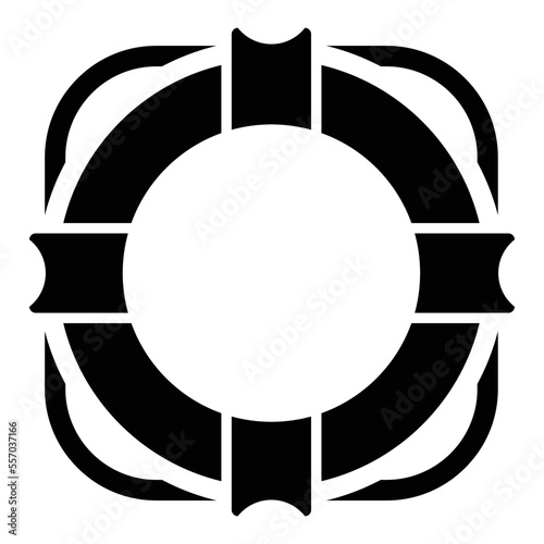 Lifebuoy Icon in Dualtone Style