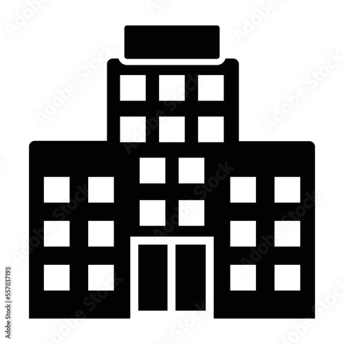 Hotel Icon in Dualtone Style