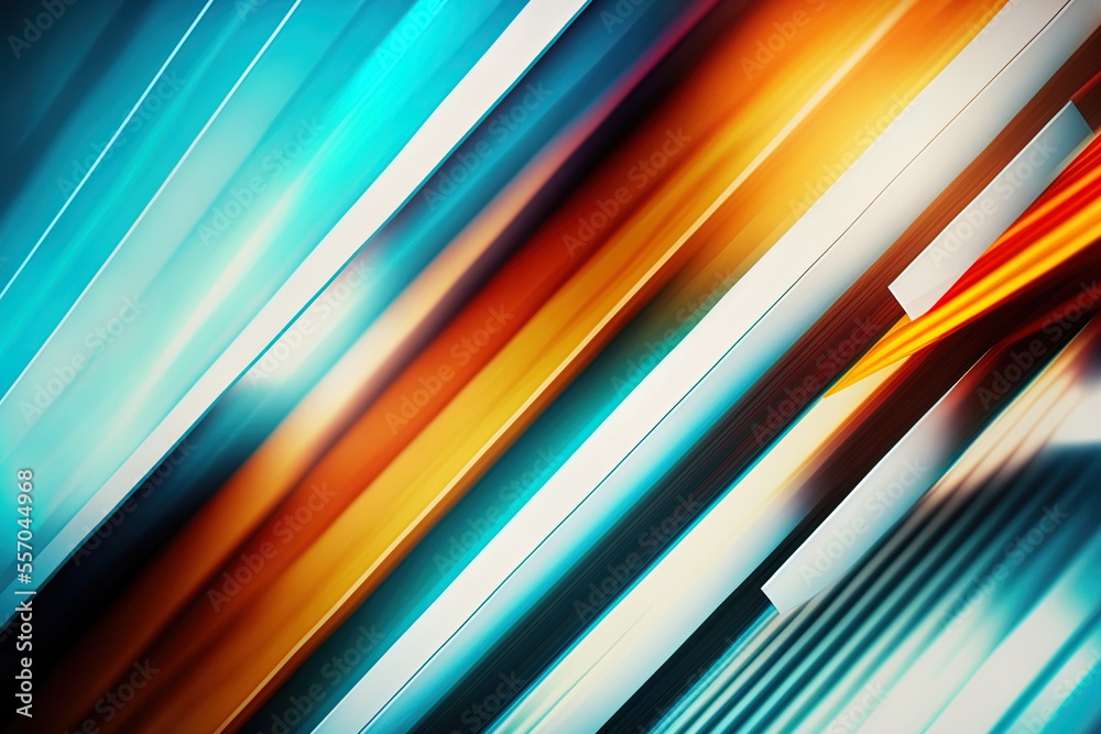 Fototapeta premium blurred diagonal lines on an abstract backdrop. Generative AI