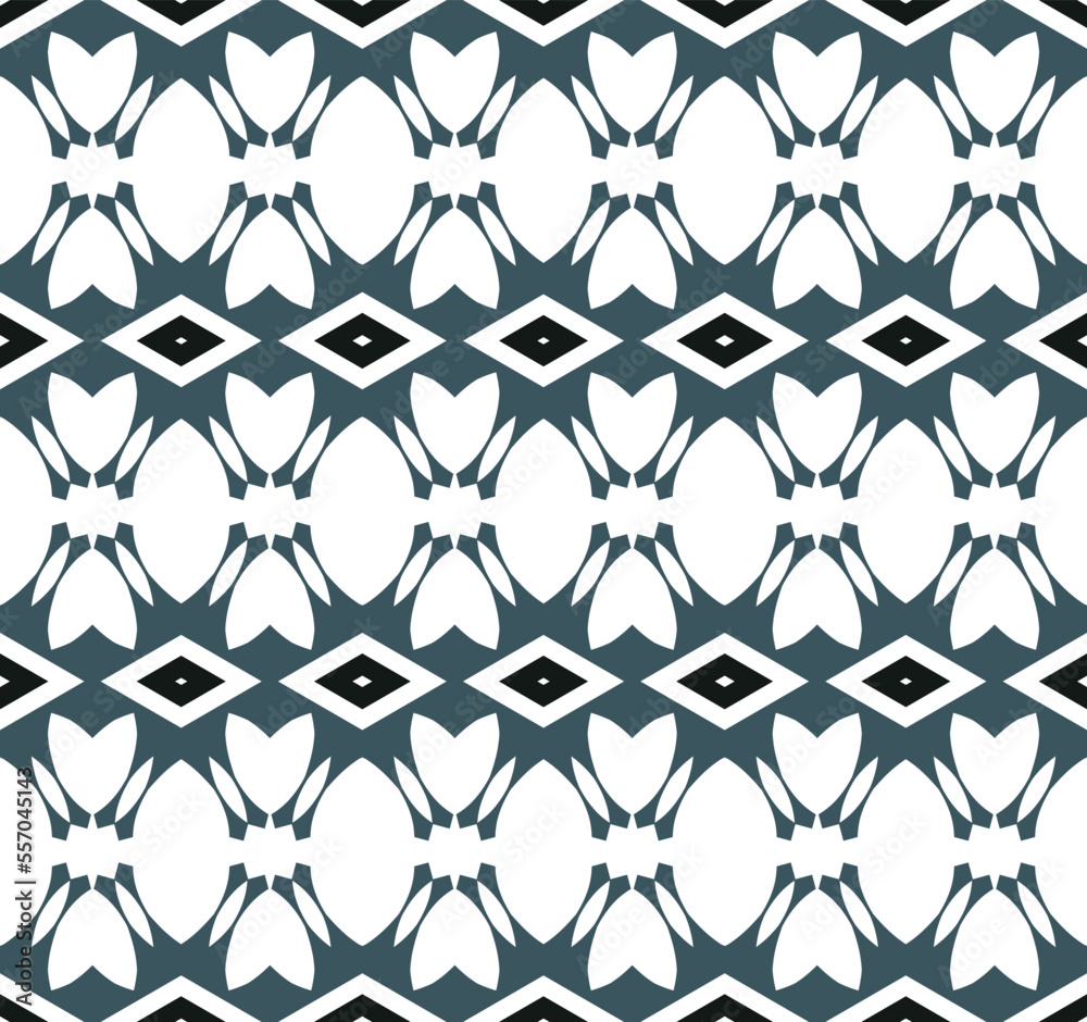 Fototapeta premium Geometric pattern. Seamless vector background. Ethnic graphic design.