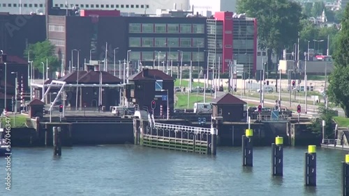 Sail away from Rotterdam Port photo