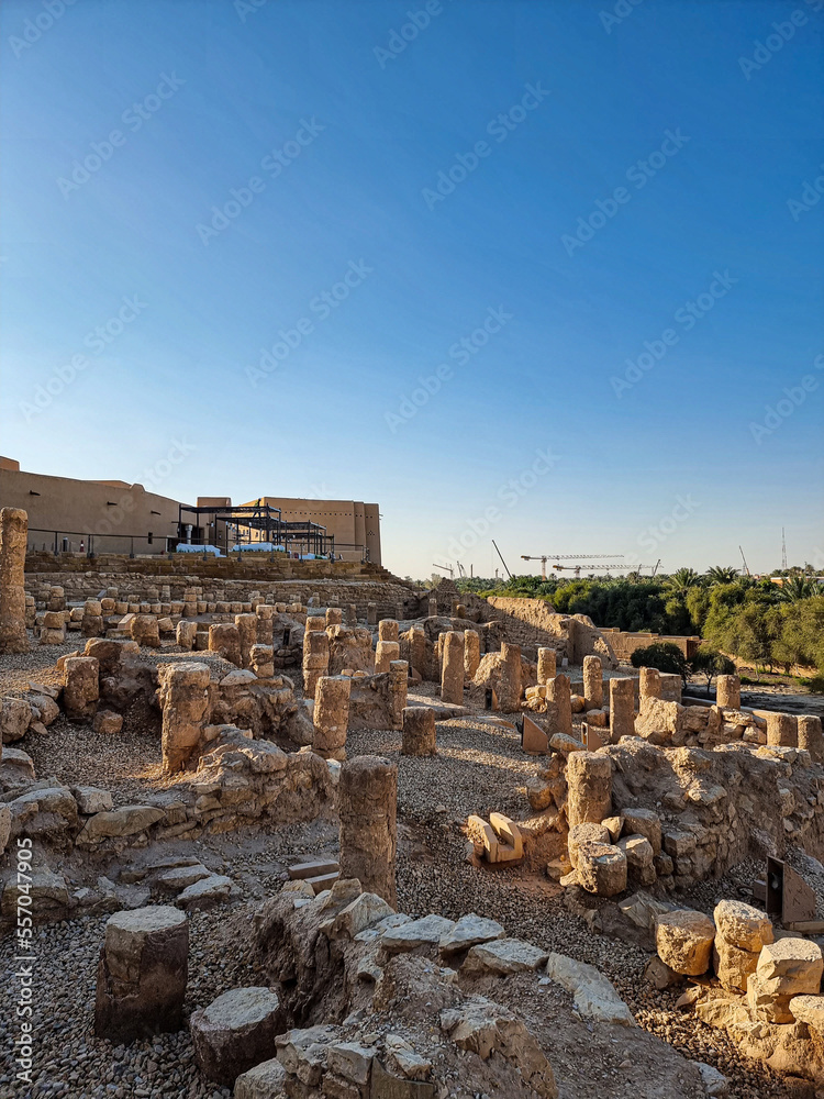 ruins of ancient arabian city