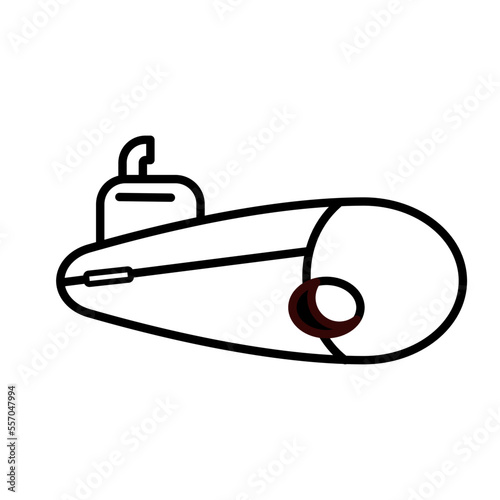 illustration of submarine