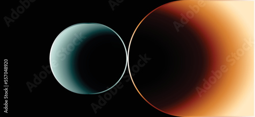 Minimalist deep gradient background. Wallpaper design for poster, presentation, website. Minimalist abstract deep backdrop.