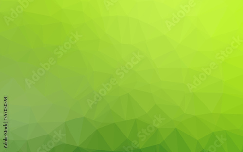 Light Green vector abstract mosaic backdrop.