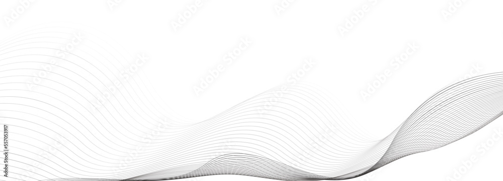 Modern Abstract Background. Abstract wave element for design. Wave with  lines created using blend tool. Curved wavy line png Stock Vector | Adobe  Stock
