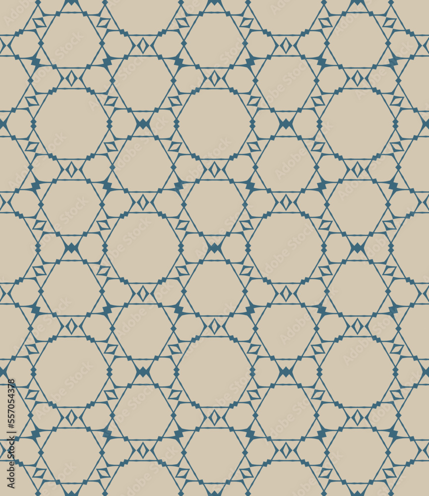 Fototapeta premium Geometric pattern. Seamless vector background. Ethnic graphic design.