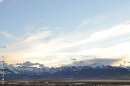 sunrise over the mountains