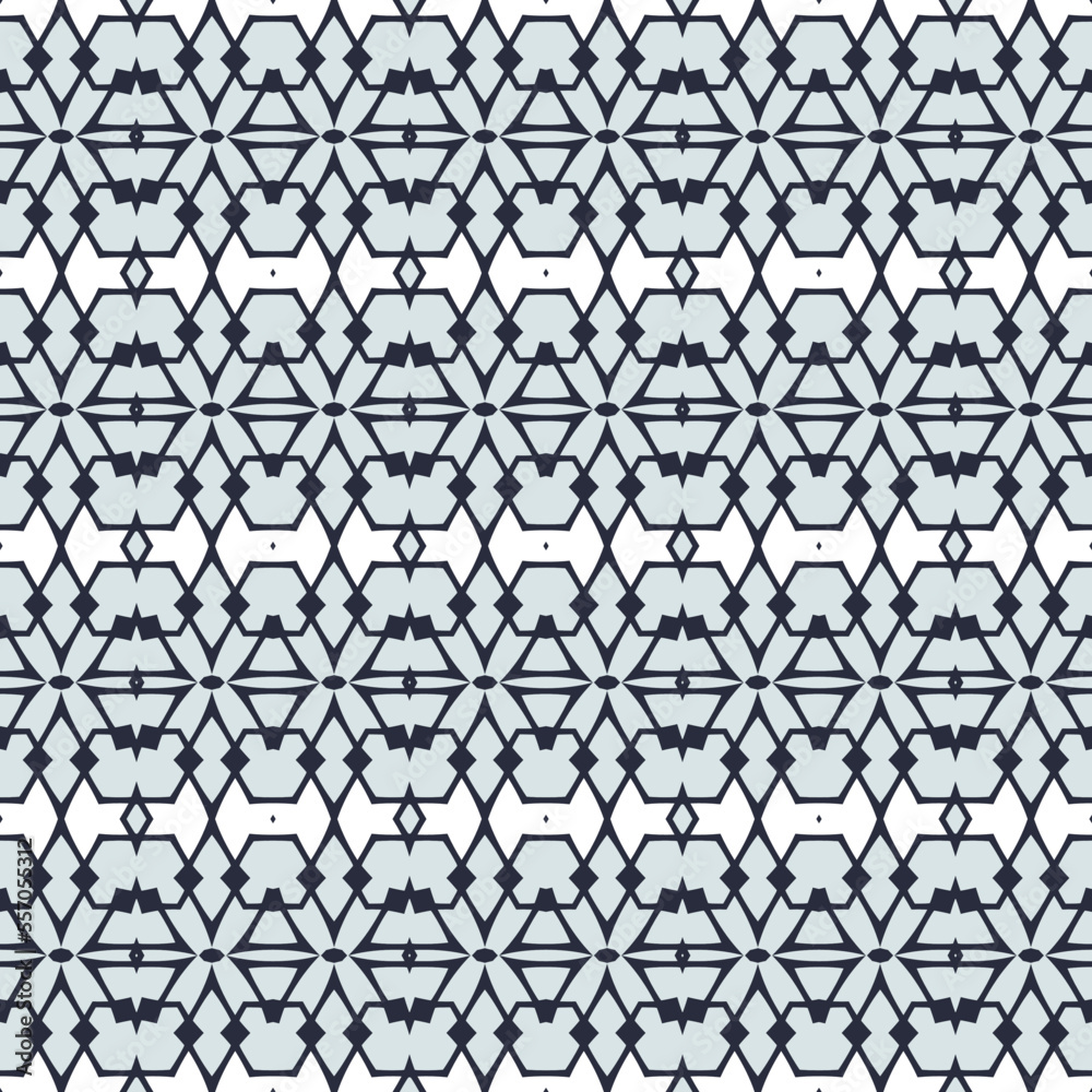 Fototapeta premium Geometric pattern. Seamless vector background. Ethnic graphic design.