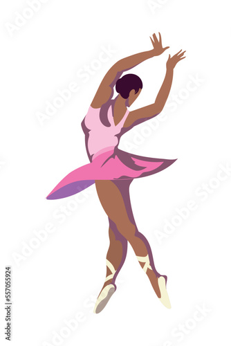 elegant ballet ballerina