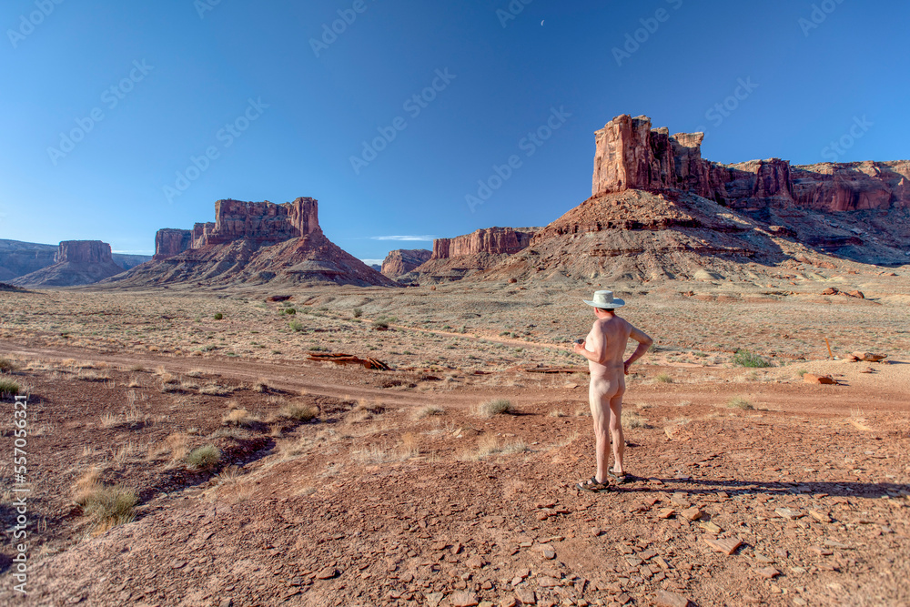 Naked at Canyonlands