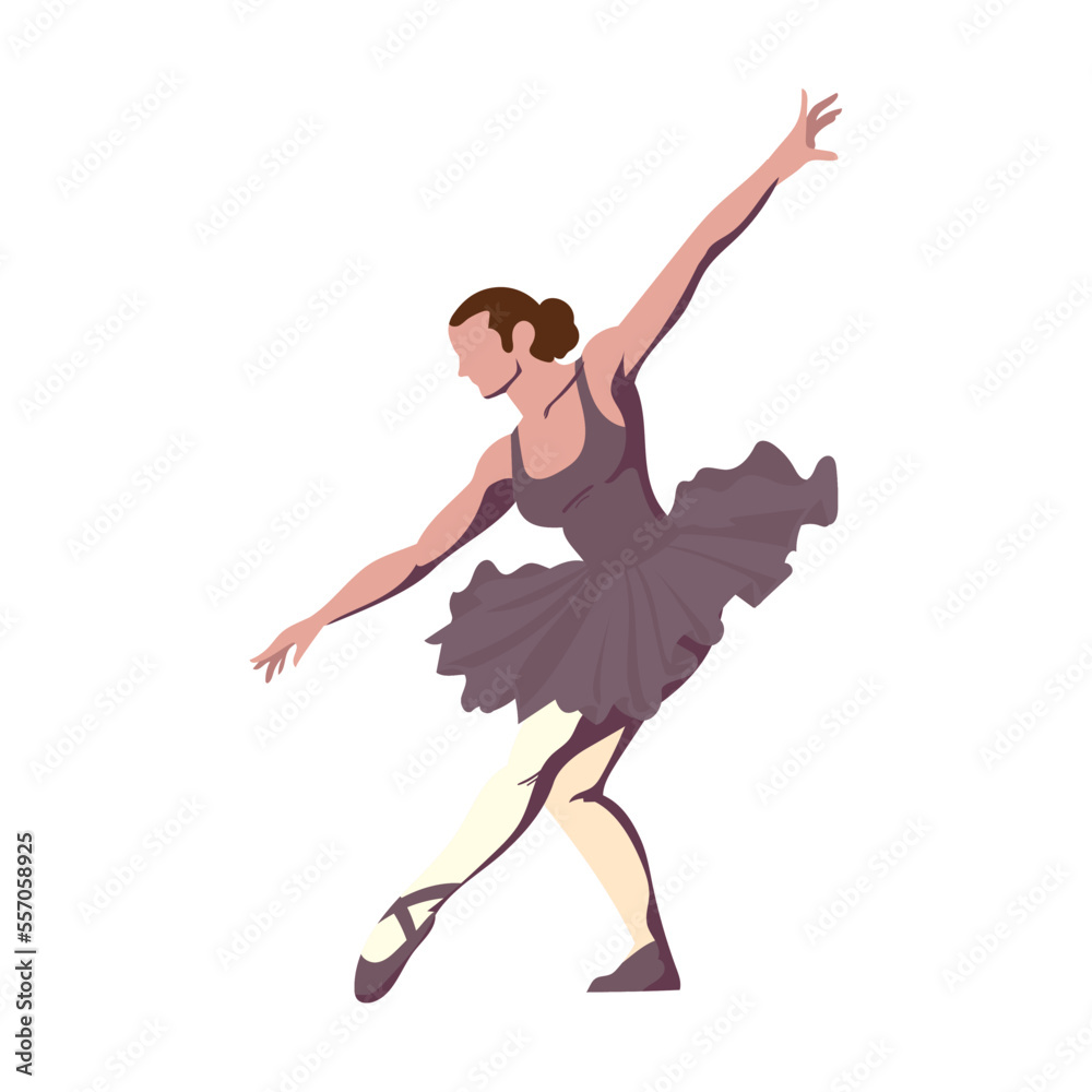 ballet dancer vector