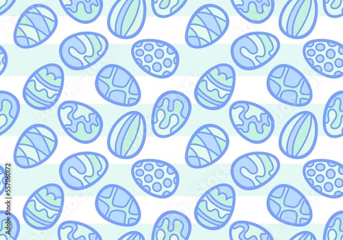 Easter eggs seamless spring pattern for kids clothes print and notebooks and wrapping paper and fabrics