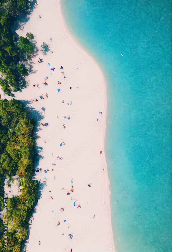 waves on the beach