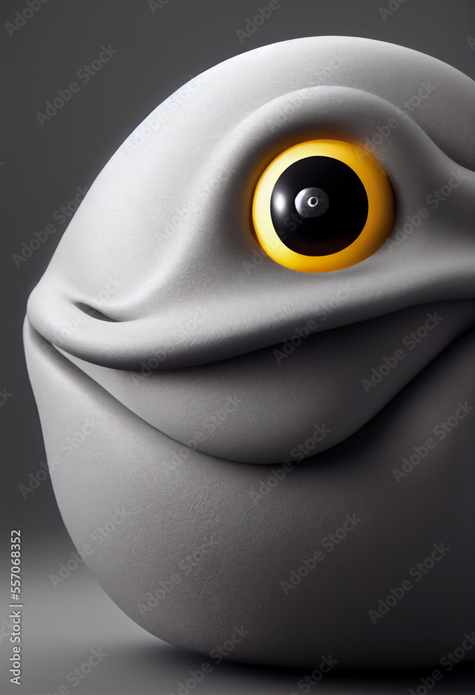 Obraz premium Cute Creature like an Alien