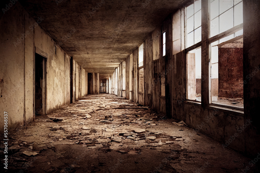 old abandoned prison