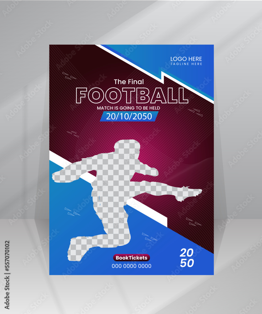 Realistic Soccer Football template design Stock Vector Adobe Stock Realistic Soccer Football template design Stock Vector Adobe Stock