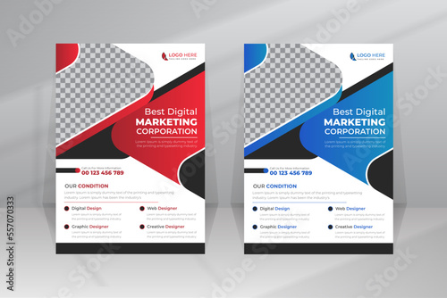 Digital Marketing Agency Business Flyer Template Design