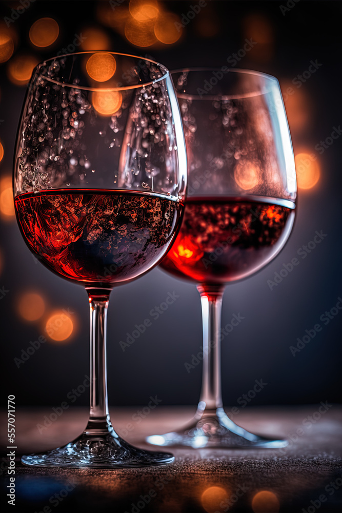 Celebration - clinking wine glasses, NYE New Years, Xmas, Birthday