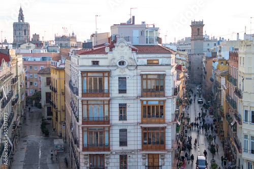 Vista de la ciudad de Valencia des de las Torres de Serranos.  photo