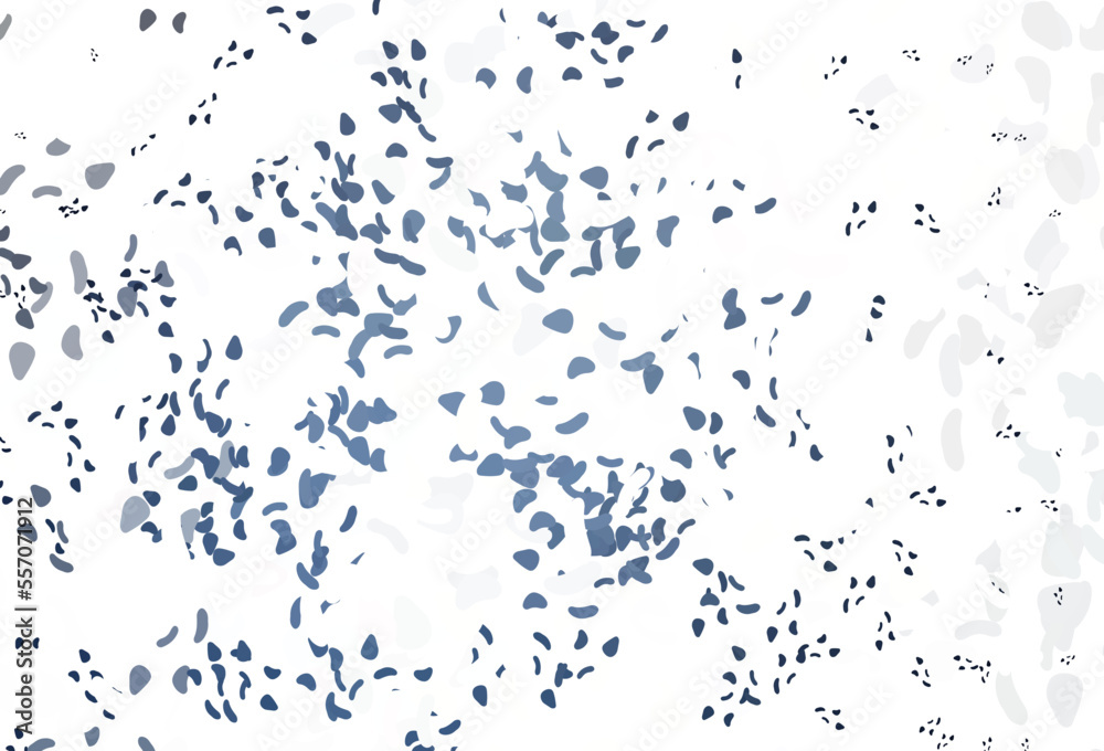 Obraz premium Light BLUE vector pattern with chaotic shapes.