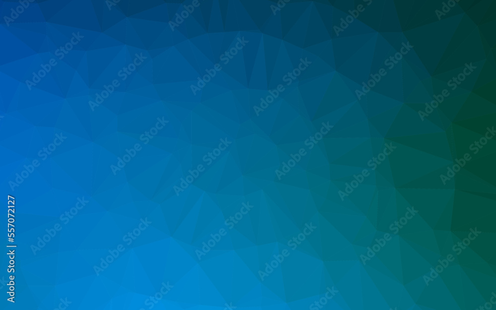 Dark Blue, Green vector shining triangular background. Dark Blue, Green vector shining triangular background.