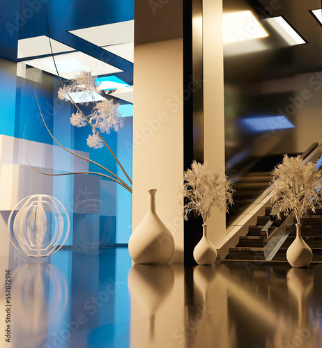 christmas decoration on the table