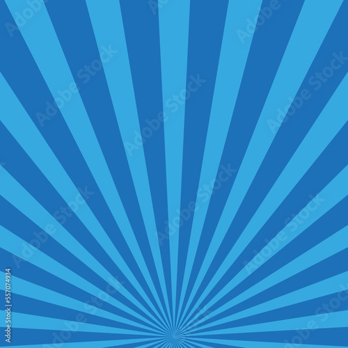 rays are blue background. superhero design. Starburst cartoon style. Vector illustration. Stock image.