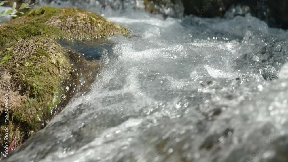 A beautiful small clear waterfall. A beautiful small clear waterfall.