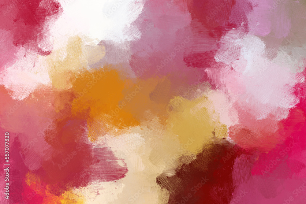 Background abstract oil pink yellow
