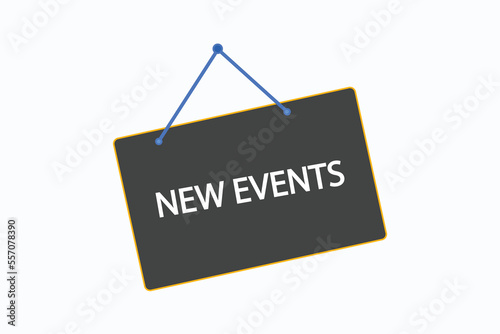 new event button vectors.sign label speech bubble new event 