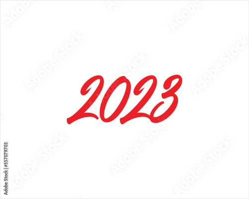 2023 Happy New Year Design. 2023 Happy New Year Lettering